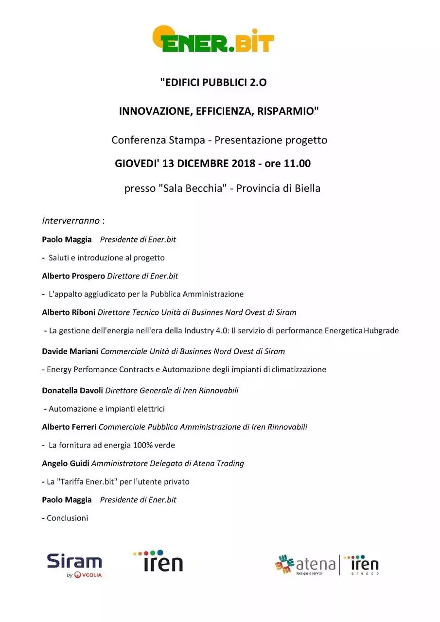 Programma evento enerbit
